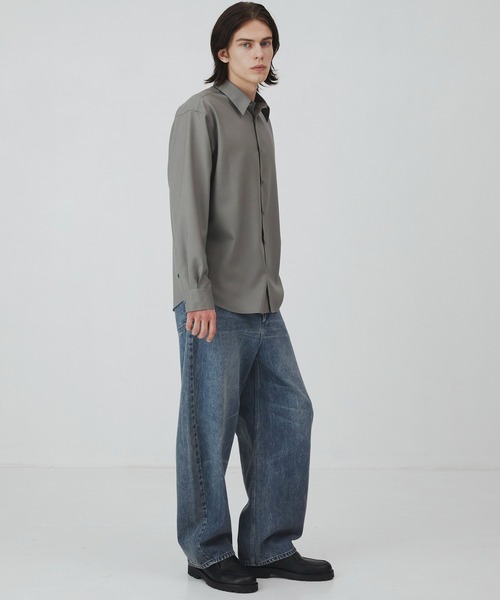 UNITED TOKYO（ユナイテッドトウキョウ）の「【新作】Super120s ウォッシャブルウールシャツ　｜オールシーズン対応/ウール/ウォッシャブル/毛玉防止/縮みにくい/オフィスカジュアル/ビジネス/防シワ/防臭/透湿性（シャツ/ブラウス・メンズ・グレイッシュベージュ/チェック/その他7/その他6/ブラック・2/1）」の17枚目の写真