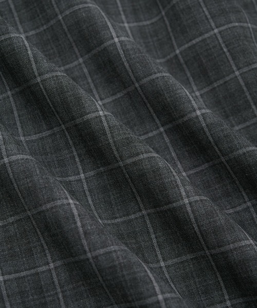 UNITED TOKYO（ユナイテッドトウキョウ）の「【新作】Super120s ウォッシャブルウールシャツ　｜オールシーズン対応/ウール/ウォッシャブル/毛玉防止/縮みにくい/オフィスカジュアル/ビジネス/防シワ/防臭/透湿性（シャツ/ブラウス・メンズ・グレイッシュベージュ/チェック/その他7/その他6/ブラック・2/1）」の22枚目の写真