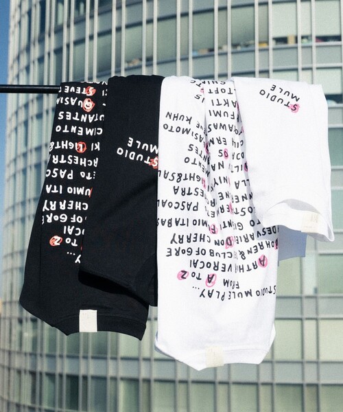 bonjour records(ボンジュールレコーズ)の「STUDIO MULE/スタジオ・ミュール N.HOOLYWOOD&Stefan Marx S/S Tee "STUDIO MULE PLAY FROM A TO Z"(Tシャツ/カットソー・レディース・ホワイト/ブラック・XL/M/L)」の9枚目の写真