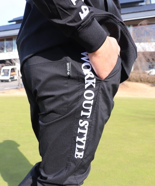 LUXE/R GOLF(ラグジュ ゴルフ)の「(RM)【LUXE/R GOLF】ナイロン ストレッチ コード刺繍 ジョガーパンツ(スウェットパンツ・メンズ・ベージュ系/ブラック・X-LARGE/LARGE)」の14枚目の写真