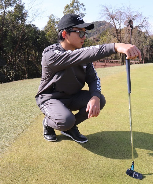 LUXE/R GOLF(ラグジュ ゴルフ)の「(RM)【LUXE/R GOLF】ナイロン ストレッチ コード刺繍 ジョガーパンツ(スウェットパンツ・メンズ・ベージュ系/ブラック・X-LARGE/LARGE)」の15枚目の写真