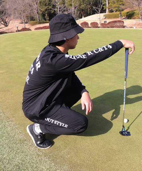 LUXE/R GOLF(ラグジュ ゴルフ)の「(RM)【LUXE/R GOLF】ナイロン ストレッチ コード刺繍 ジョガーパンツ(スウェットパンツ・メンズ・ベージュ系/ブラック・X-LARGE/LARGE)」の16枚目の写真