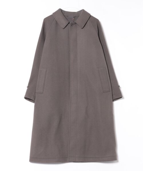 g-stage(ジーステージ)の「【G-STAGE】 ラグランスリーブナローショルダーステンカラーコート(ステンカラーコート・メンズ・ブラック/ブラウン系・50/48)」の1枚目の写真