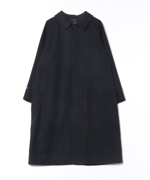g-stage(ジーステージ)の「【G-STAGE】 ラグランスリーブナローショルダーステンカラーコート(ステンカラーコート・メンズ・ブラック/ブラウン系・50/48)」の2枚目の写真