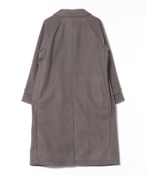 g-stage(ジーステージ)の「【G-STAGE】 ラグランスリーブナローショルダーステンカラーコート(ステンカラーコート・メンズ・ブラック/ブラウン系・50/48)」の3枚目の写真