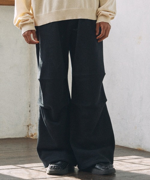 Parts Lab.（パーツラボ）の「【Parts Lab.】Basic Wide Sweat Pants / ベーシックワイドスウェットパンツ（スウェットパンツ・メンズ・グレー/ブラック・L/S/M）」の7枚目の写真