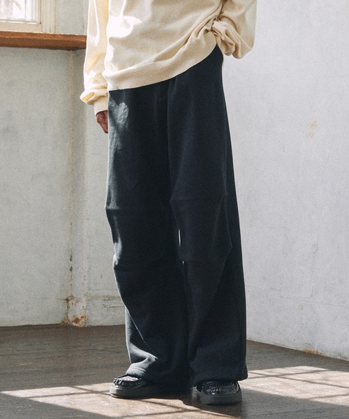 Parts Lab.（パーツラボ）の「【Parts Lab.】Basic Wide Sweat Pants / ベーシックワイドスウェットパンツ（スウェットパンツ・メンズ・グレー/ブラック・L/S/M）」の9枚目の写真