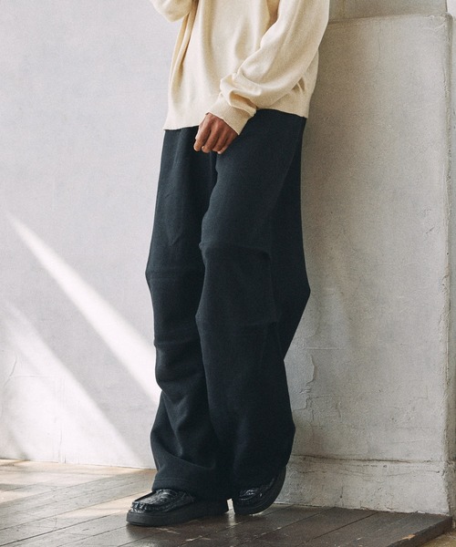 Parts Lab.（パーツラボ）の「【Parts Lab.】Basic Wide Sweat Pants / ベーシックワイドスウェットパンツ（スウェットパンツ・メンズ・グレー/ブラック・L/S/M）」の12枚目の写真