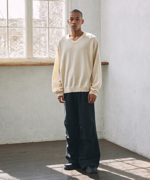 Parts Lab.（パーツラボ）の「【Parts Lab.】Basic Wide Sweat Pants / ベーシックワイドスウェットパンツ（スウェットパンツ・メンズ・グレー/ブラック・L/S/M）」の13枚目の写真