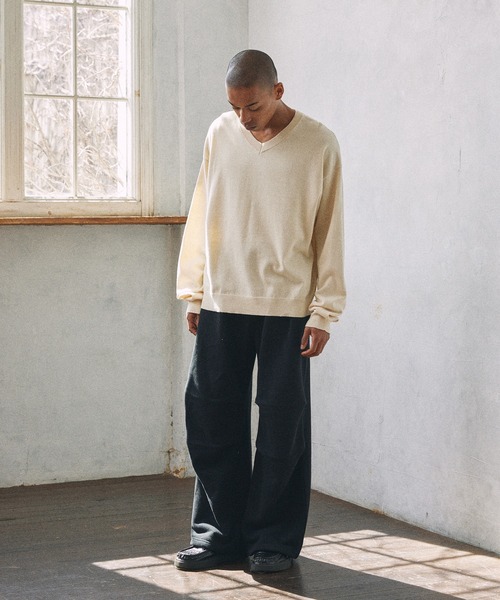 Parts Lab.（パーツラボ）の「【Parts Lab.】Basic Wide Sweat Pants / ベーシックワイドスウェットパンツ（スウェットパンツ・メンズ・グレー/ブラック・L/S/M）」の14枚目の写真