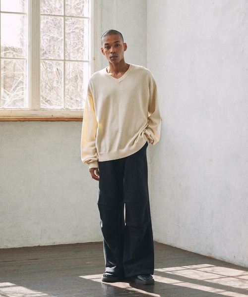 Parts Lab.（パーツラボ）の「【Parts Lab.】Basic Wide Sweat Pants / ベーシックワイドスウェットパンツ（スウェットパンツ・メンズ・グレー/ブラック・L/S/M）」の15枚目の写真