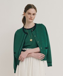 allureville | ハイショクポケットクルーカーディガン(カーディガン/ボレロ)