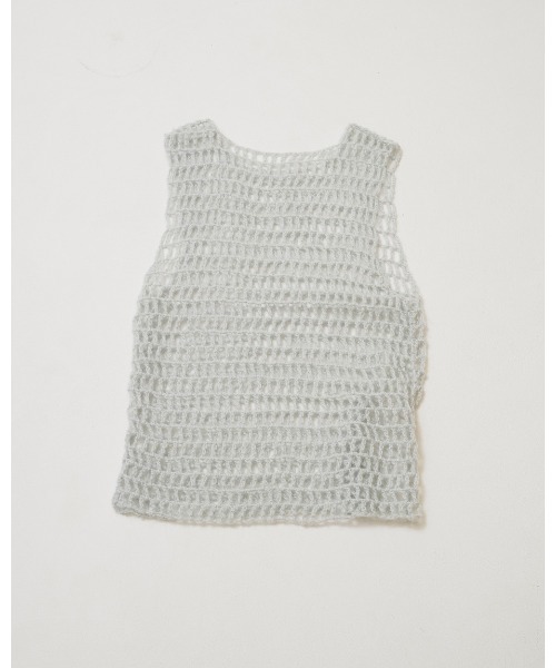 TODAYFUL（トゥデイフル）の「Mohair Mesh Vest（ベスト・レディース・アイボリー/ミント/チャコールグレー/ベビーピンク・FREE）」の18枚目の写真