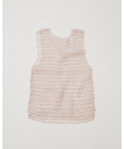 TODAYFUL（トゥデイフル）の「Mohair Mesh Vest（ベスト・レディース・アイボリー/ミント/チャコールグレー/ベビーピンク・FREE）」の19枚目の写真