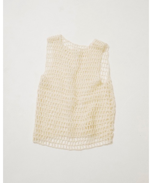 TODAYFUL（トゥデイフル）の「Mohair Mesh Vest（ベスト・レディース・アイボリー/ミント/チャコールグレー/ベビーピンク・FREE）」の20枚目の写真