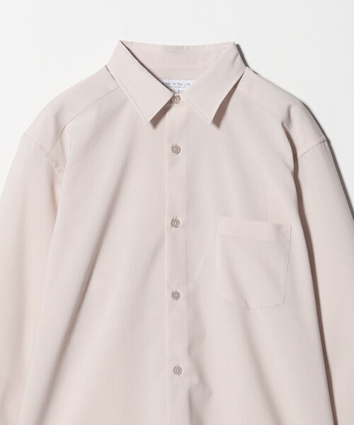A DAY IN THE LIFE UNITED ARROWS(アデイインザライフユナイテッドアローズ)の「ハイツイスト リラックス レギュラーシャツ-吸水速乾-<A DAY IN THE LIFE>(シャツ/ブラウス・メンズ・ネイビー/ライトグレー/ターコイズブルー系/ライトピンク・S/M/L)」の13枚目の写真