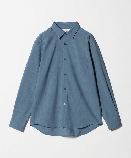 A DAY IN THE LIFE UNITED ARROWS(アデイインザライフユナイテッドアローズ)の「ハイツイスト リラックス レギュラーシャツ-吸水速乾-<A DAY IN THE LIFE>(シャツ/ブラウス・メンズ・ネイビー/ライトグレー/ターコイズブルー系/ライトピンク・S/M/L)」の15枚目の写真