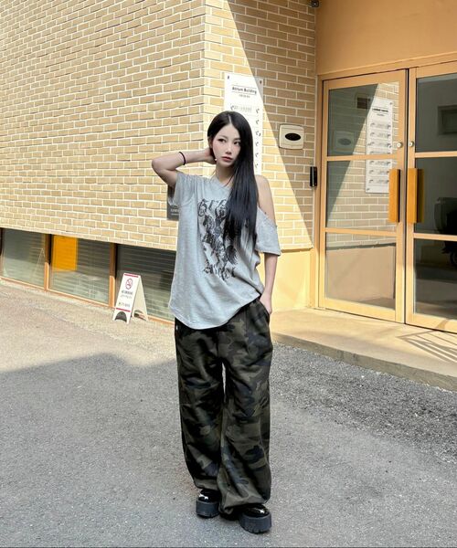 DAUSPICE（ディーオスピス）の「(DUC) Symbol Sweat Pants Camo（スウェットパンツ・レディース・デザートカモ・SMALL/MEDIUM/LARGE）」の5枚目の写真