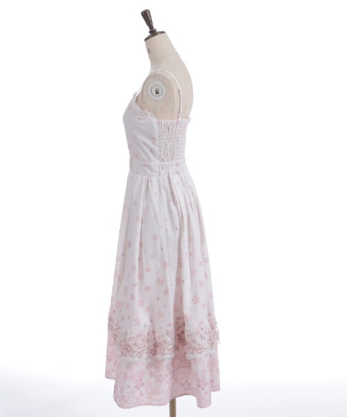 axes femme（アクシーズファム）の「桜レース×桜柄キャミワンピース（ワンピース・レディース・ピンク/キナリ・FREE）」の11枚目の写真