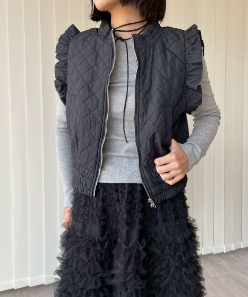 AMAIL（アマイル）の「Puff Sleeve Top（Tシャツ/カットソー・レディース・グレー/ブラック・FREE）」の15枚目の写真