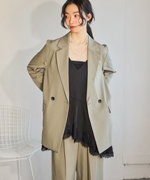mysty woman | ダブルブレストテーラージャケット 660055(テーラードジャケット)