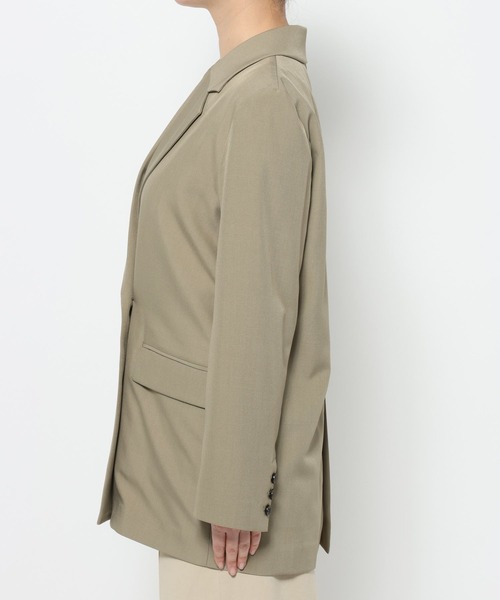 mysty woman（ミスティウーマン）の「ダブルブレストテーラージャケット 660055（テーラードジャケット・レディース・グリーン系その他/ベージュ/ダークネイビー・FREE）」の18枚目の写真