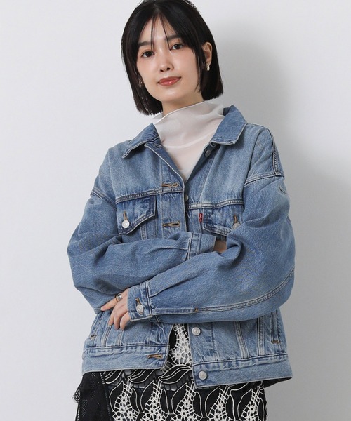 Levi's(リーバイス)の「Levisデニムジャケット(その他アウター・レディース・ブルー系・S)」の4枚目の写真