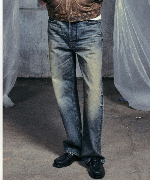 PULP/417EDIFICE(パルプフォーワンセブンエディフィス)の「NO MAINTENANCE / ノーメンテナンス HAZE JAPANESE DENIM(デニムパンツ・メンズ・ブルー系その他・32/30/28)」の1枚目の写真