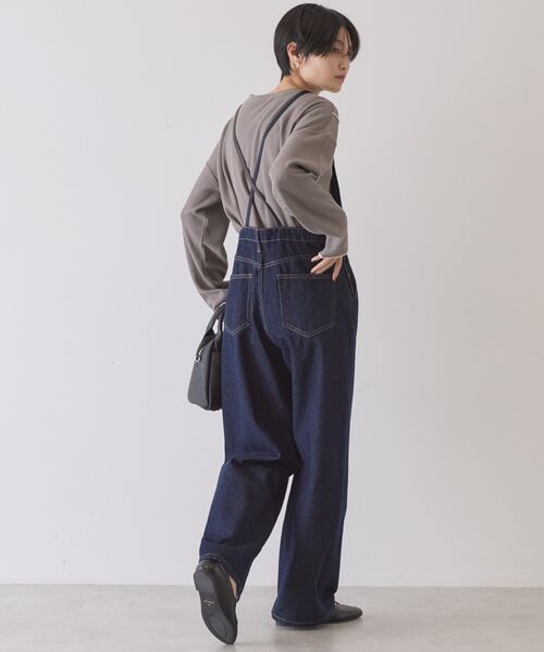 AMERICAN HOLIC（アメリカンホリック）の「【WEB限定】ワッフル配色メロープルオーバー（Tシャツ/カットソー・レディース・チャコールグレー/カーキ/ブラック/ホワイト系その他・M/L）」の11枚目の写真