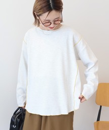 AMERICAN HOLIC | 【WEB限定】ワッフル配色メロープルオーバー(Tシャツ/カットソー)