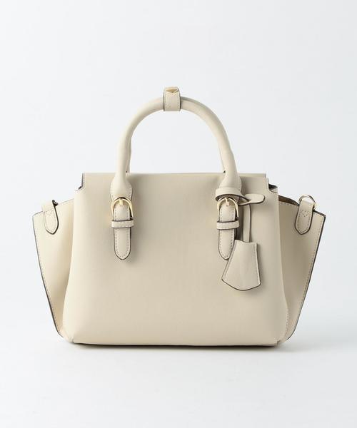 Another Edition（アナザーエディション）の「【WEB店舗限定】スクエアボストンバッグ/aeMFC SQ BSTN（ボストンバッグ・レディース・オフホワイト/ベージュ/ブラック・FREE）」の2枚目の写真