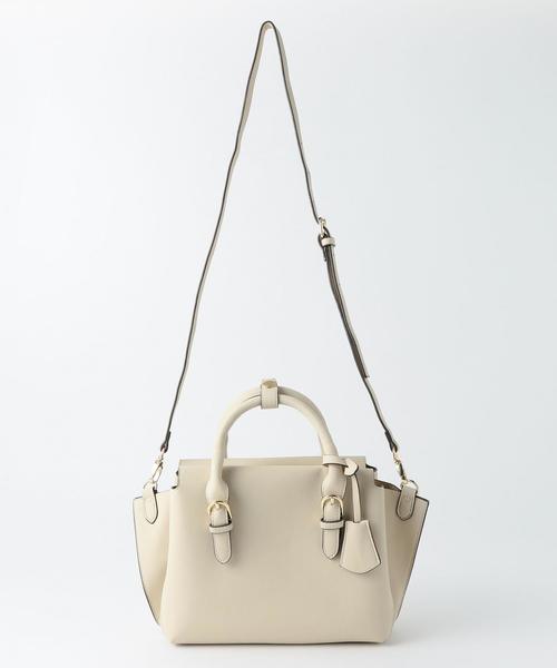 Another Edition（アナザーエディション）の「【WEB店舗限定】スクエアボストンバッグ/aeMFC SQ BSTN（ボストンバッグ・レディース・オフホワイト/ベージュ/ブラック・FREE）」の6枚目の写真