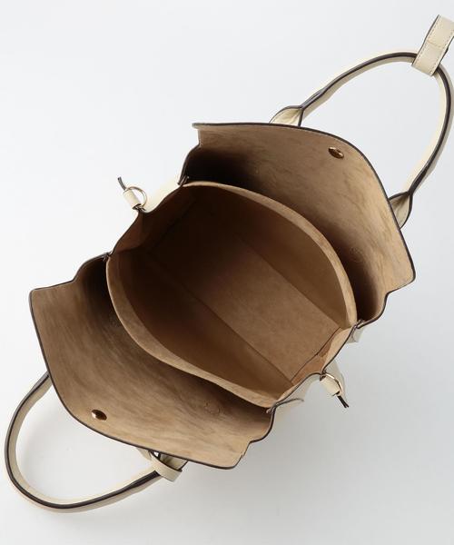 Another Edition（アナザーエディション）の「【WEB店舗限定】スクエアボストンバッグ/aeMFC SQ BSTN（ボストンバッグ・レディース・オフホワイト/ベージュ/ブラック・FREE）」の11枚目の写真