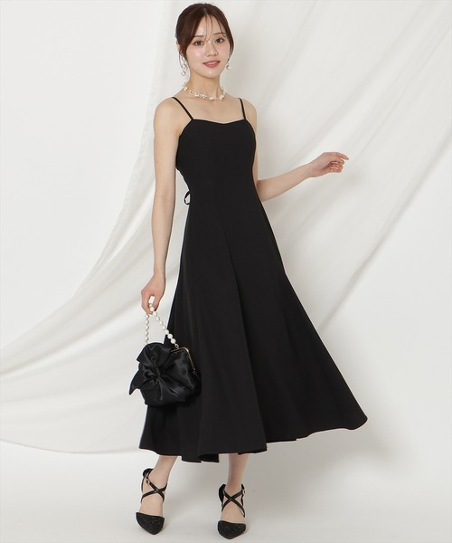 WILLSELECTION(ウィルセレクション)の「バックリボンシフォンレースブラウス×フレアロングキャミワンピース(ドレス・レディース・ブラック/サックスブルー/ミント・FREE)」の14枚目の写真