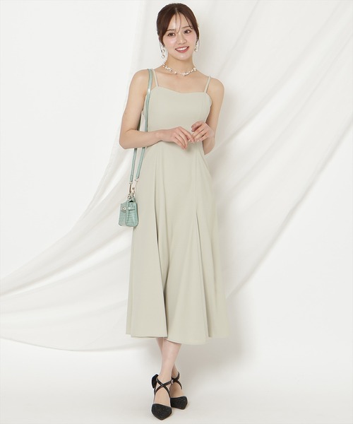 WILLSELECTION(ウィルセレクション)の「バックリボンシフォンレースブラウス×フレアロングキャミワンピース(ドレス・レディース・ブラック/サックスブルー/ミント・FREE)」の21枚目の写真