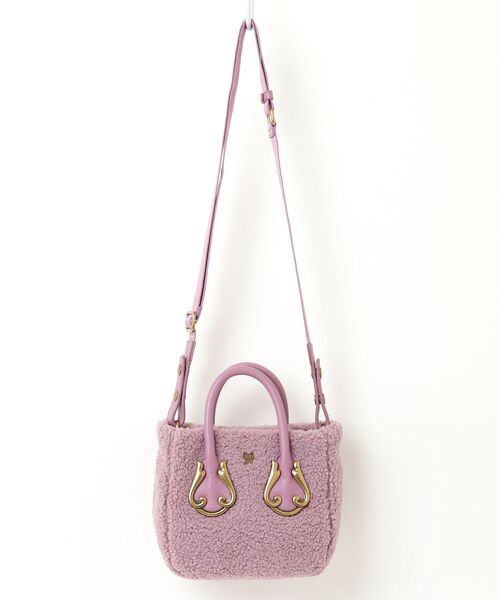ANNA SUI / アナスイ ■ショルダーバッグ 財布 チェーン PVC ピンク 【バッグ/バック/BAG/鞄/カバン】 ブランド【中古】 [0990015263] ANNA SUI - ANNA SUI / アナスイ □ショルダーバッグ 財布 チェーン