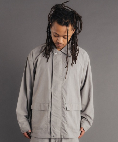 FR(13)NDS(フレンズ)の「FR(13)NDS /フレンズ/NYLON JACKET(ナイロンジャケット・メンズ・ブラック/グレー・L/M)」の2枚目の写真