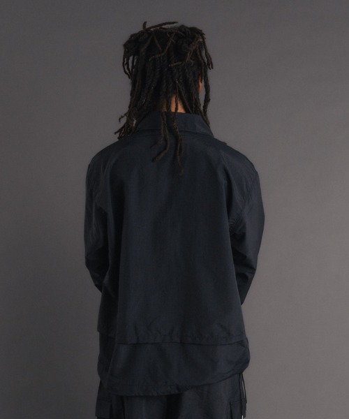 FR(13)NDS(フレンズ)の「FR(13)NDS /フレンズ/NYLON JACKET(ナイロンジャケット・メンズ・ブラック/グレー・L/M)」の5枚目の写真