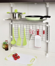 PEARL LIFE（パールライフ）の「ステージア 突っ張りキッチンネット&パイプラック（キッチン収納）」