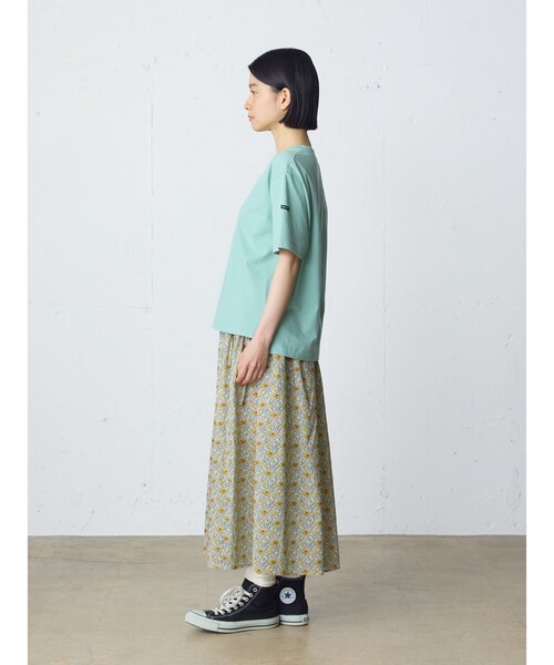 MidiUmi（ミディウミ）の「MidiUmi リバティプリントファーマーズスカート（スカート・レディース・ブルー/イエロー・FREE）」の7枚目の写真