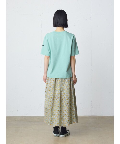 MidiUmi（ミディウミ）の「MidiUmi リバティプリントファーマーズスカート（スカート・レディース・ブルー/イエロー・FREE）」の8枚目の写真