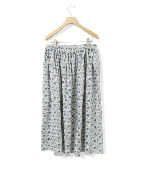 MidiUmi（ミディウミ）の「MidiUmi リバティプリントファーマーズスカート（スカート・レディース・ブルー/イエロー・FREE）」の18枚目の写真