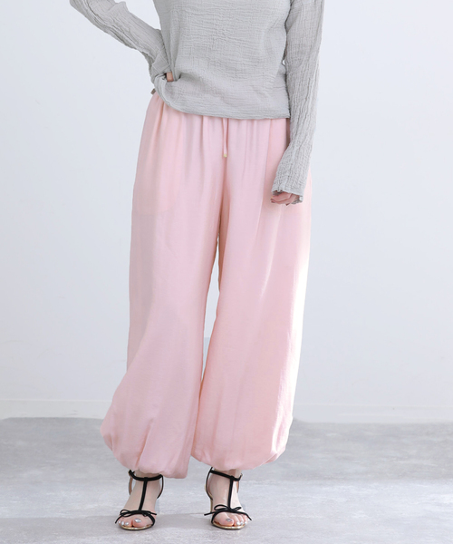 IENA(イエナ)の「ウォッシャブル バルーンパンツ(その他パンツ・レディース・ピンク/チャコールグレー/ブラウン・38/36)」の3枚目の写真