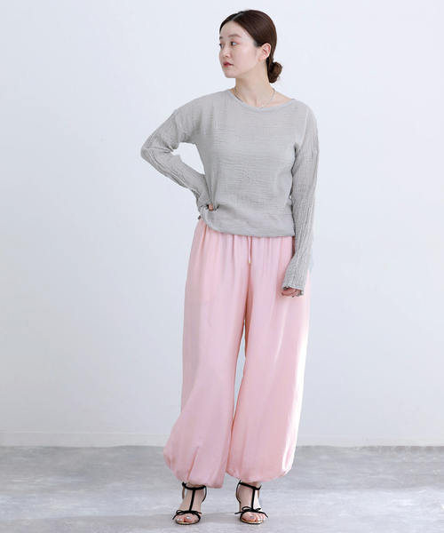 IENA(イエナ)の「ウォッシャブル バルーンパンツ(その他パンツ・レディース・ピンク/チャコールグレー/ブラウン・38/36)」の19枚目の写真