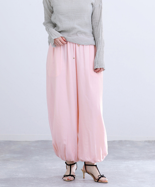 IENA（イエナ）の「ウォッシャブル バルーンパンツ（その他パンツ・レディース・ピンク/チャコールグレー/ブラウン・38/36）」の22枚目の写真