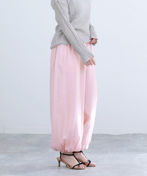 IENA（イエナ）の「ウォッシャブル バルーンパンツ（その他パンツ・レディース・ピンク/チャコールグレー/ブラウン・38/36）」の20枚目の写真