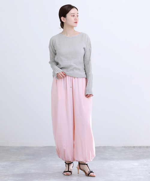 IENA（イエナ）の「ウォッシャブル バルーンパンツ（その他パンツ・レディース・ピンク/チャコールグレー/ブラウン・38/36）」の19枚目の写真