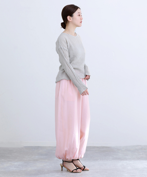 IENA（イエナ）の「ウォッシャブル バルーンパンツ（その他パンツ・レディース・ピンク/チャコールグレー/ブラウン・38/36）」の17枚目の写真