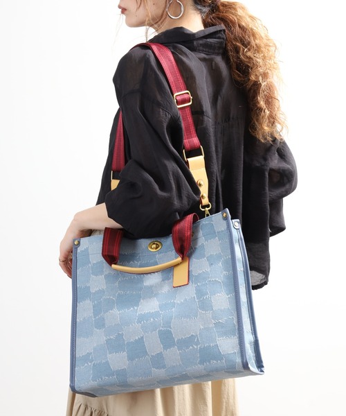 美品 ディーゼル パッチワーク デニム 2WAY バッグ DIESEL】パッチワークデニム2wayバッグ 【公式通販】