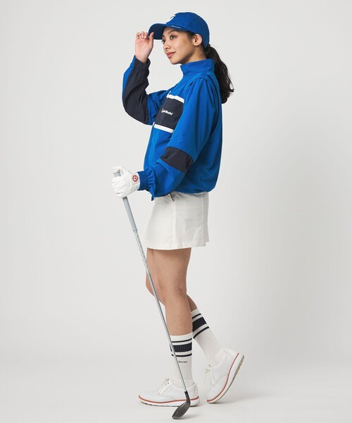 TaylorMade（テーラーメイド）の「【別注】＜TaylorMade×UNITED ARROWS＞ユニセックス ZERO CONFLICT JACKET/スタンドブルゾン/ストレッチ 撥水（その他アウター・メンズ・ライトブルー/ネイビー/オフホワイト・M/XL/L/S）」の14枚目の写真